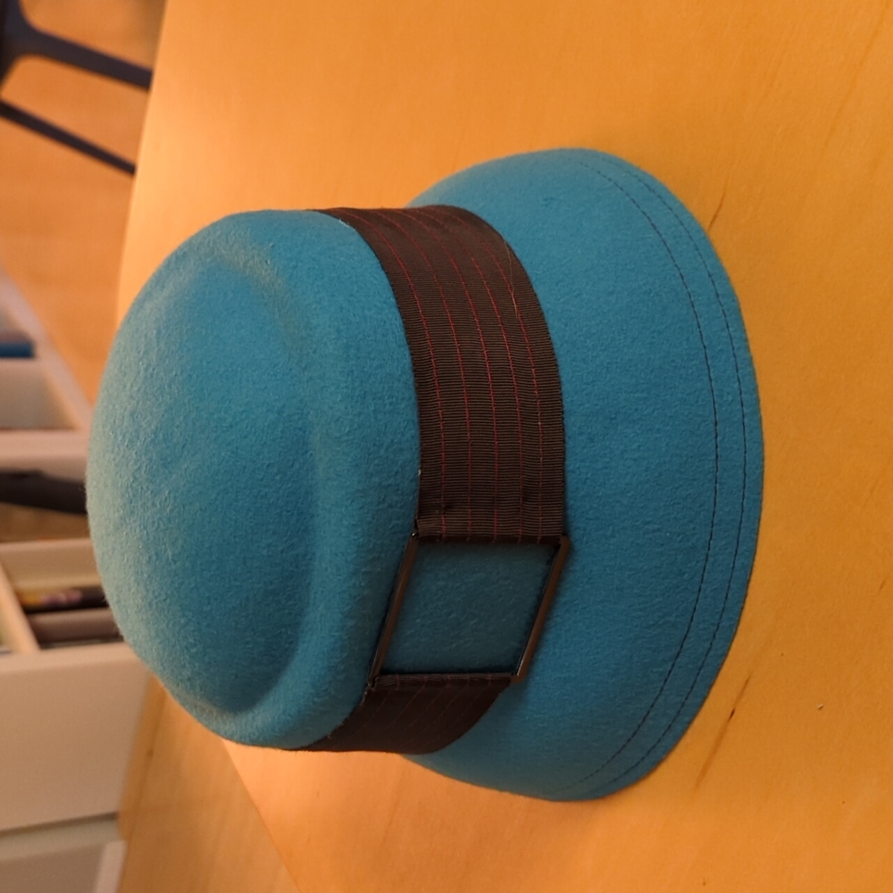 Peacock blue Albertus Swanepoel cloche